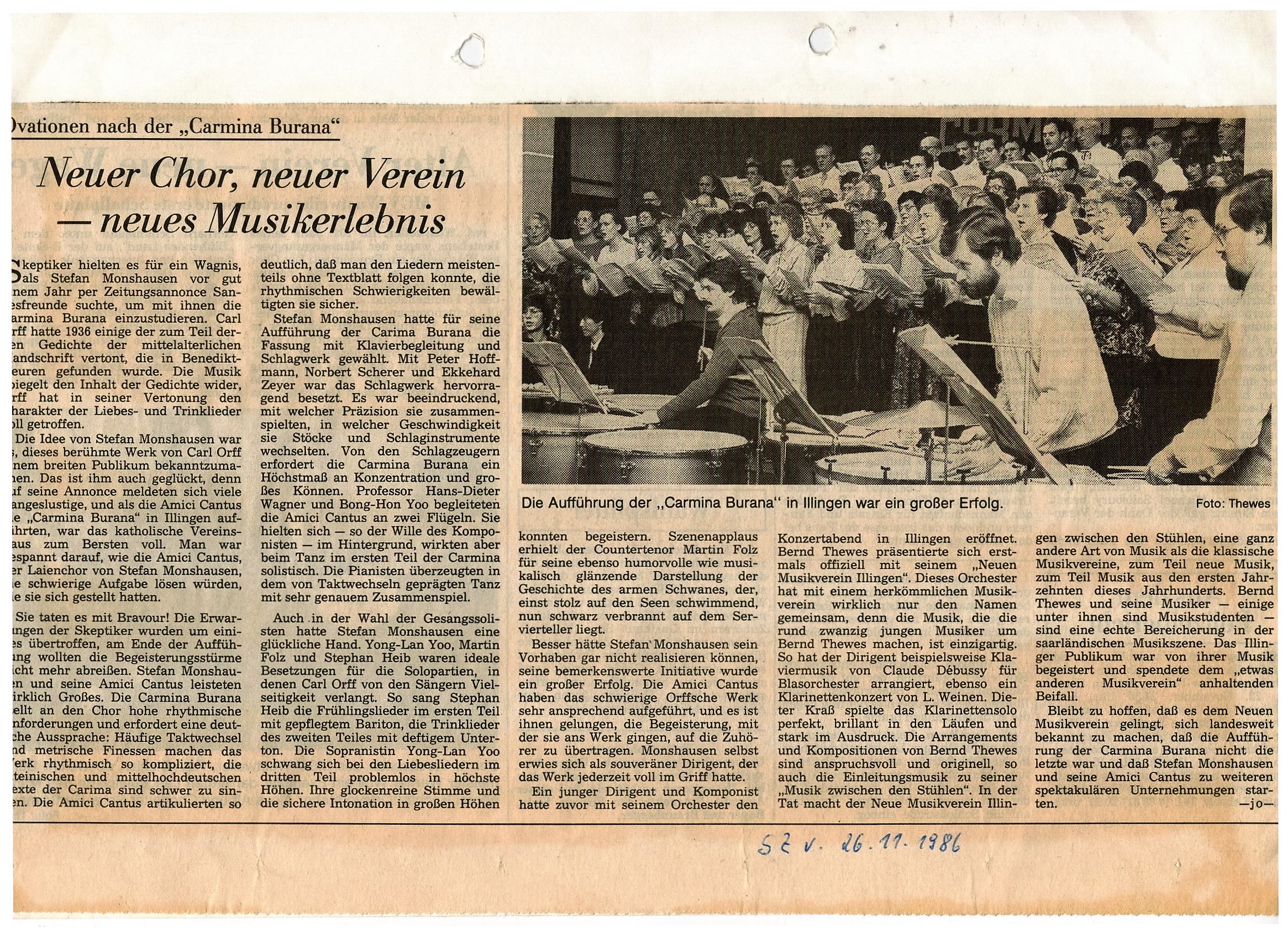 1. Carmina Burana SZ26.11.1986